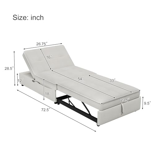 TOUCHED WITH GRACE Fairy Sofabed for Kids