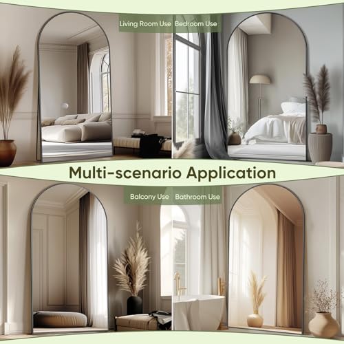 Oversized 81x41 Floor Mirror with Stand for Bedroom and Cloakroom