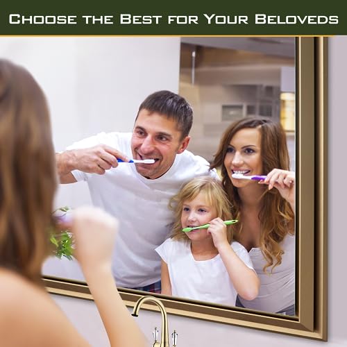TOUCHED WITH GRACE 36x36 Inch Gold Bathroom Vanity Mirror